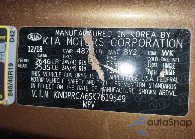 KNDPRCA65K7619549: 44144287