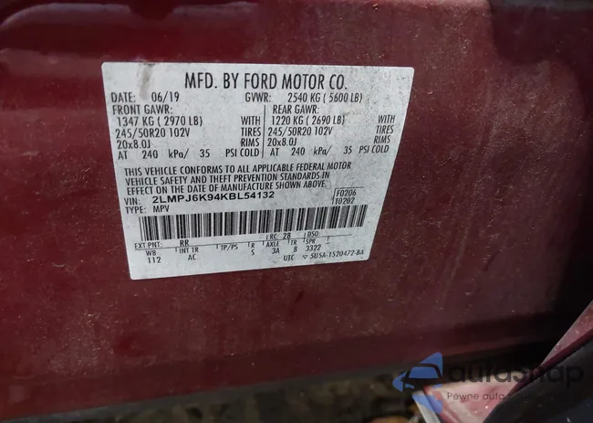 2LMPJ6K94KBL54132: 44144355