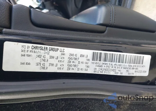 1C4RJFAG5CC224953: 44144426