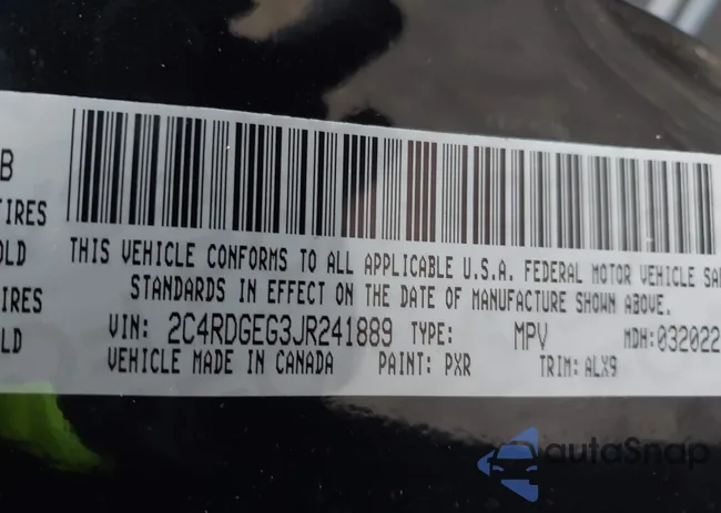 2C4RDGEG3JR241889: 44144458