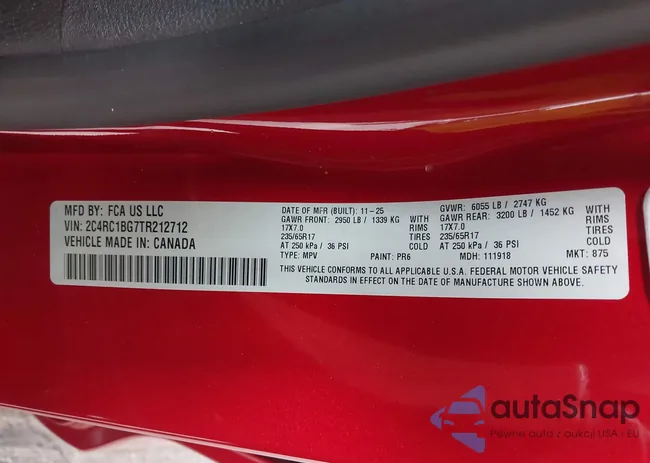 2C4RC1BG7TR212712: 44144465