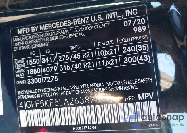 4JGFF5KE5LA263870: 44145619