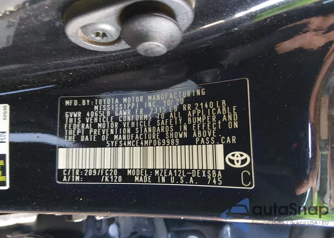 5YFS4MCE4MP069989: 44145659