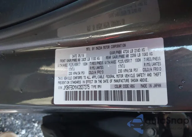 JM3KFBCMXK0637375: 44145698