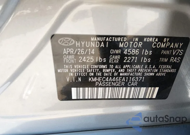 KMHEC4A46EA116371: 44145707