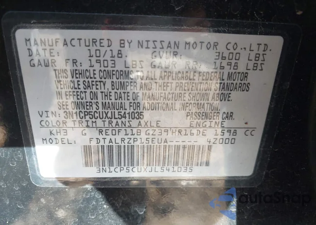 3N1CP5CUXJL541035: 44145729