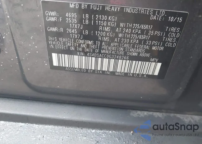 4S4BSACC0G3248266: 44145730