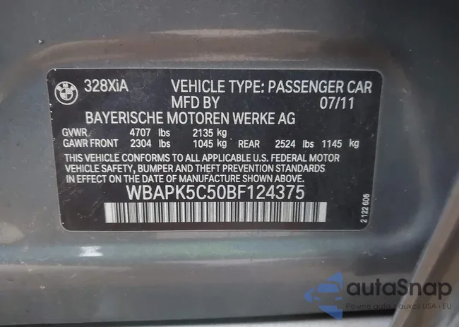 WBAPK5C50BF124375: 44145739