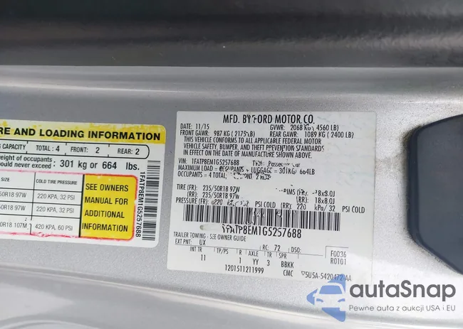 1FATP8EM1G5257688: 44145761