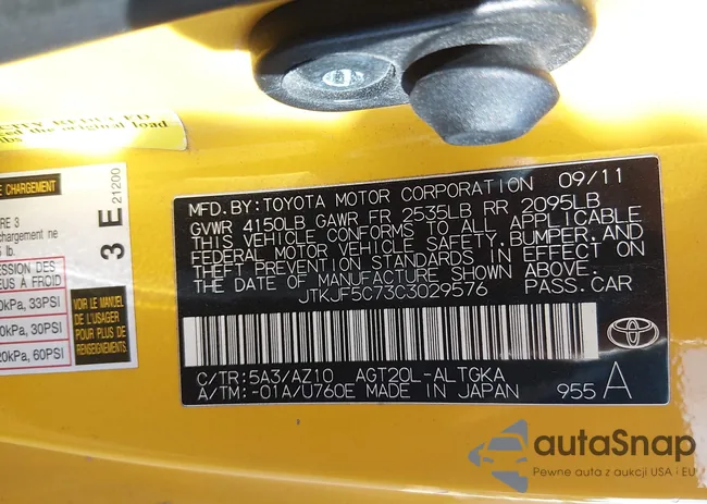 JTKJF5C73C3029576: 44145820