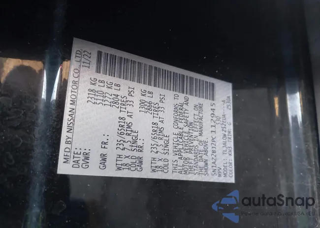 5N1AZ2BJ2PC112945: 44145865