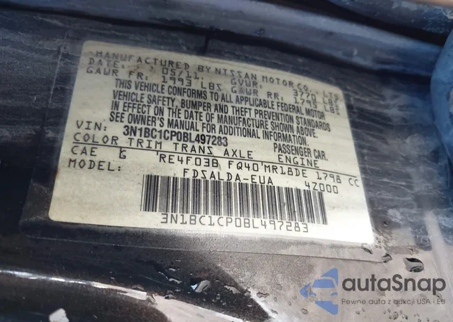 3N1BC1CP0BL497283: 44145969