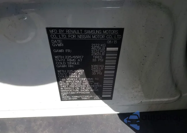 KNMAT2MV7FP592199: 44145152