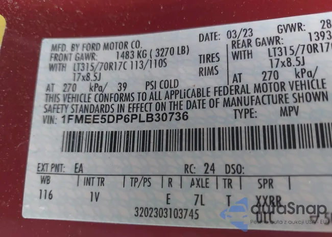 1FMEE5DP6PLB30736: 44145235