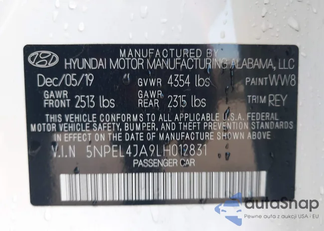 5NPEL4JA9LH012831: 44145251