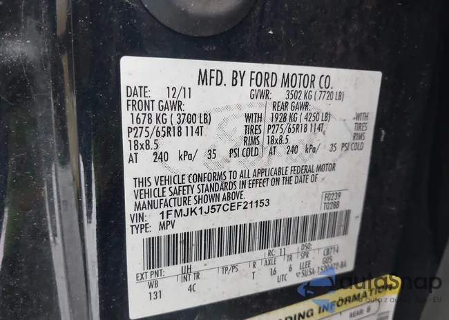 1FMJK1J57CEF21153: 44145255