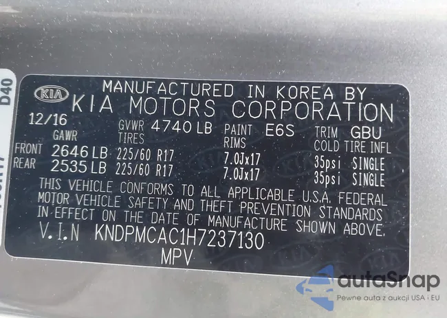 KNDPMCAC1H7237130: 44145293