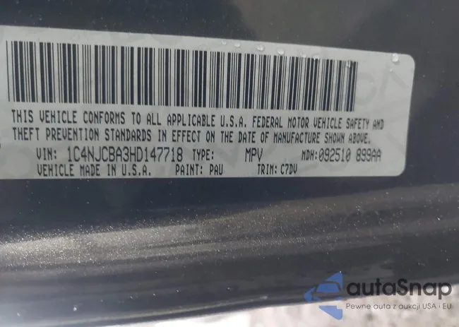1C4NJCBA3HD147718: 44146473