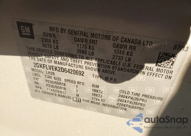 2GKFLVEK2D6420692: 44146485