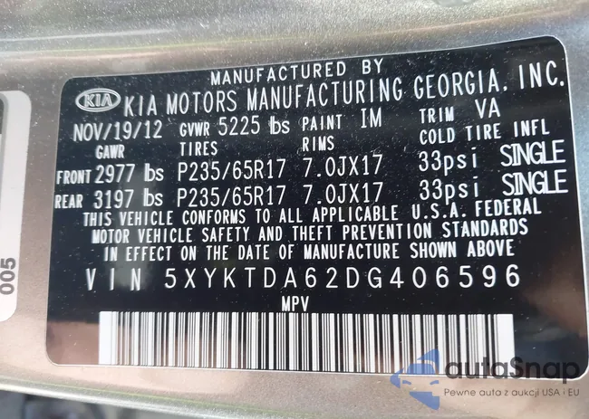 5XYKTDA62DG406596: 44146600