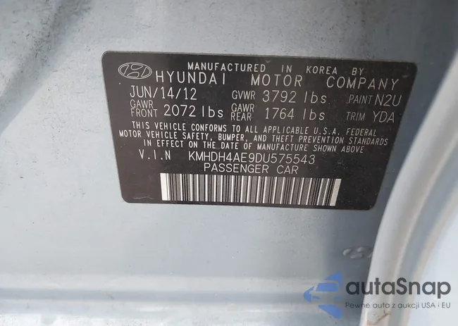 KMHDH4AE9DU575543: 44146603