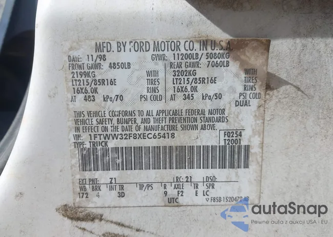 1FTWW32F8XEC65418: 44146612