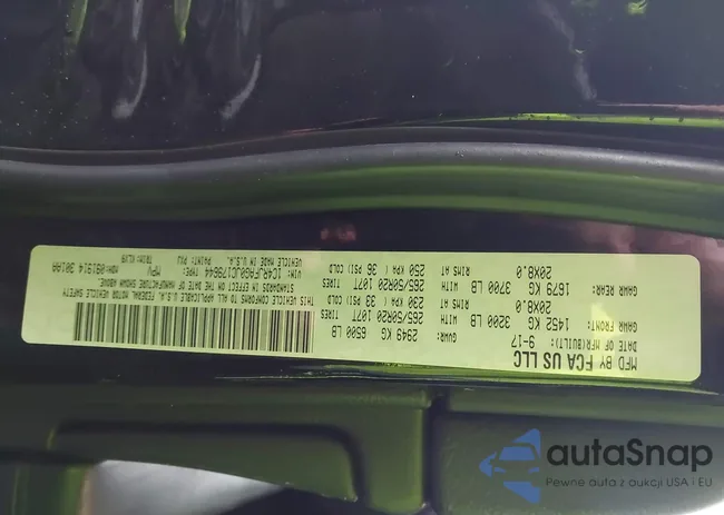 1C4RJFAG0JC179644: 44146733