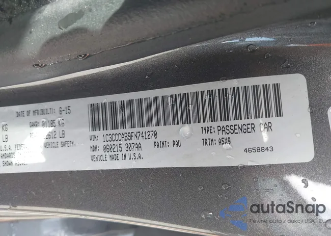 1C3CCCAB9FN741270: 44146744