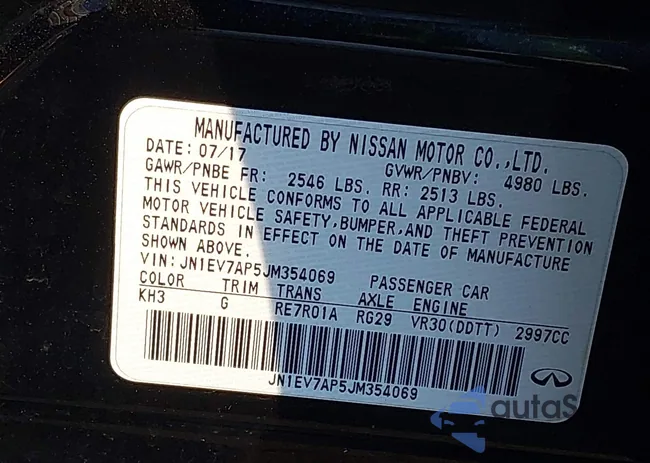 JN1EV7AP5JM354069: 44146768