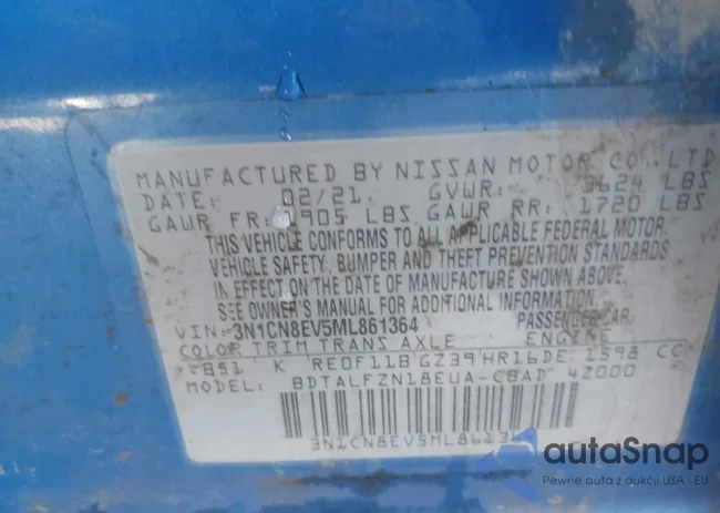 3N1CN8EV5ML861364: 44146775