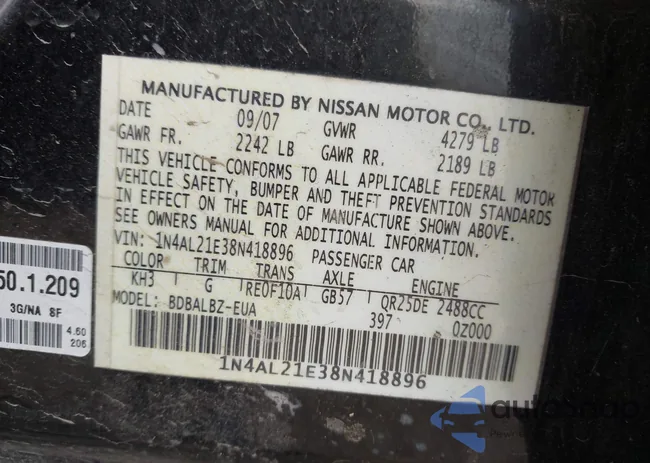 1N4AL21E38N418896: 44146804