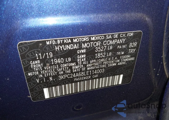 3KPC24A68LE114003: 44146875