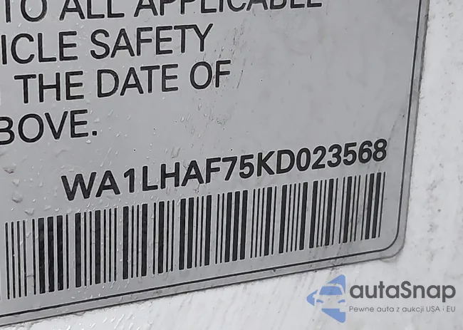 WA1LHAF75KD023568: 44146960