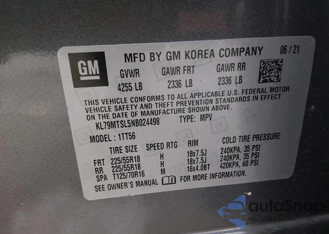 KL79MTSL5NB024498: 44146081