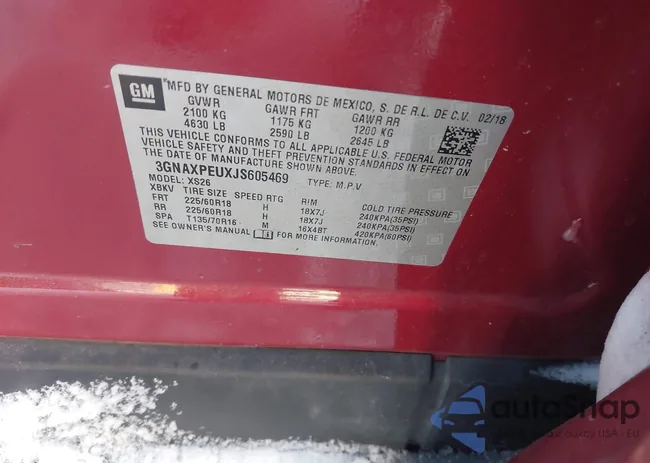 3GNAXPEUXJS605469: 44146214