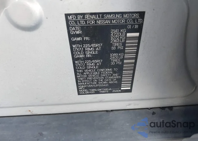 KNMAT2MV5JP555421: 44146344