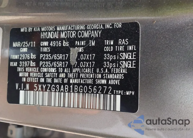 5XYZG3AB1BG056272: 44147559