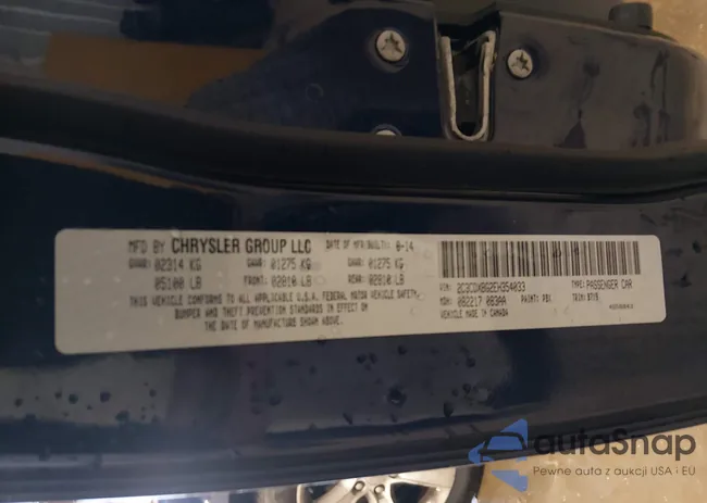 2C3CDXBG2EH354033: 44147636