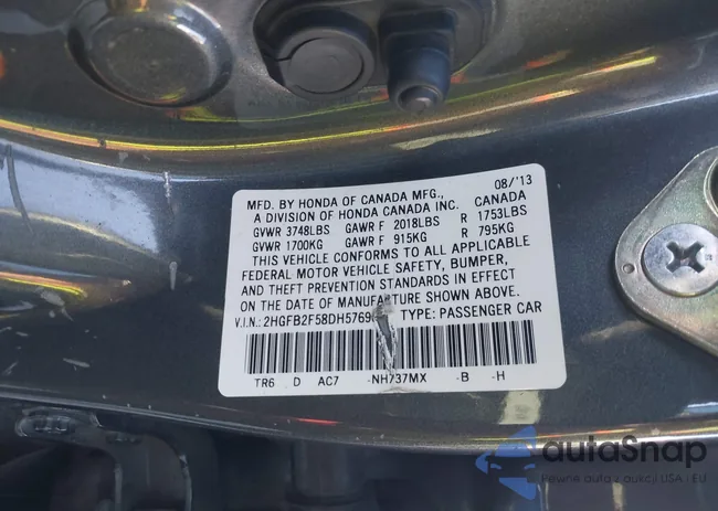 2HGFB2F58DH576909: 44147769