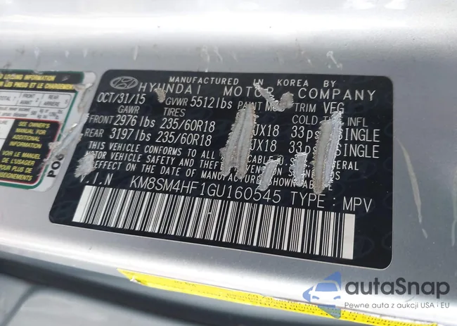 KM8SM4HF1GU160545: 44147889