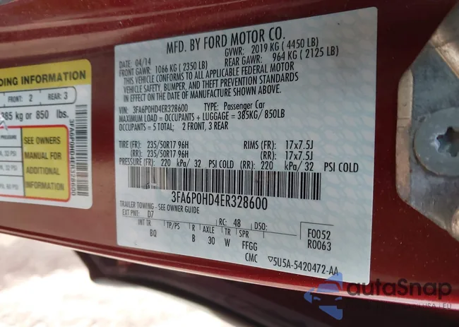 3FA6P0HD4ER328600: 44147903