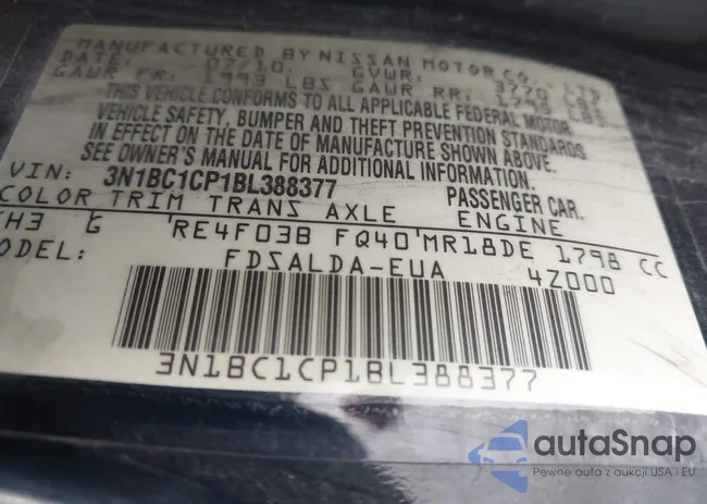 3N1BC1CP1BL388377: 44147965