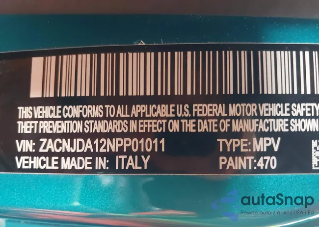 ZACNJDA12NPP01011: 44147972