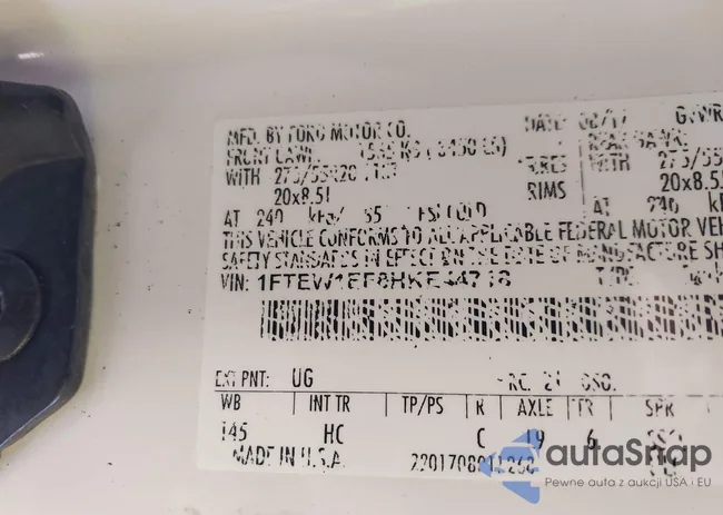 1FTEW1EF8HKE44718: 44147189