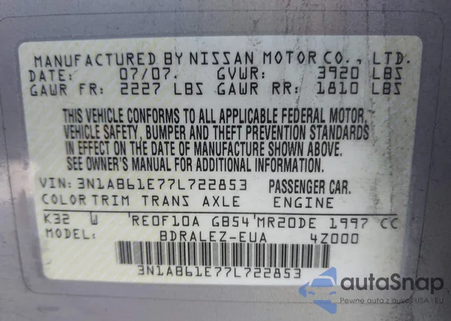 3N1AB61E77L722853: 44147205