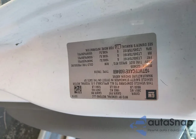 1GTW7FCAXE1908468: 44147434