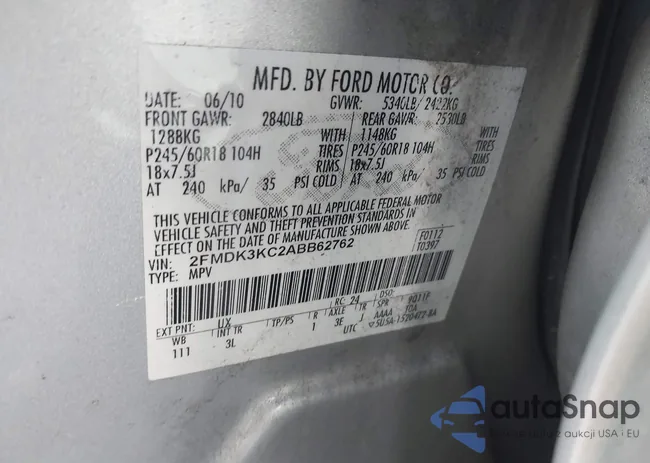 2FMDK3KC2ABB62762: 44148671