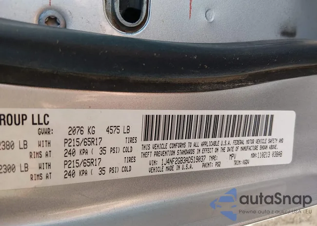 1J4NF2GB3AD519037: 44148703