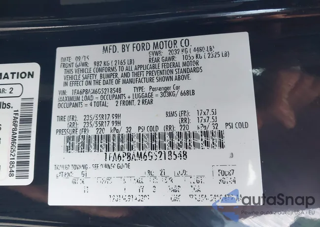 1FA6P8AM6G5218548: 44148818