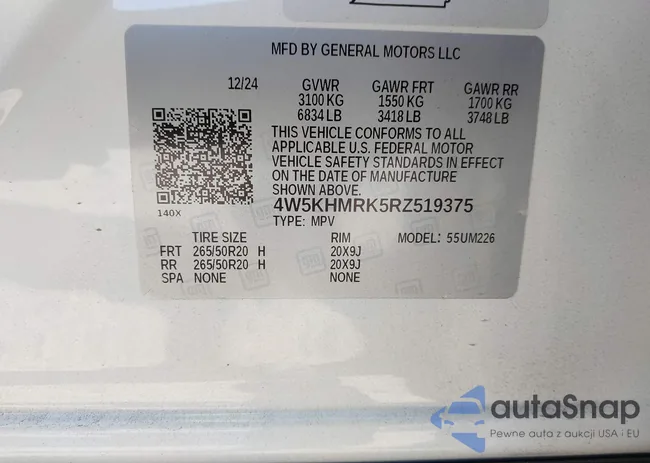 4W5KHMRK5RZ519375: 44148839